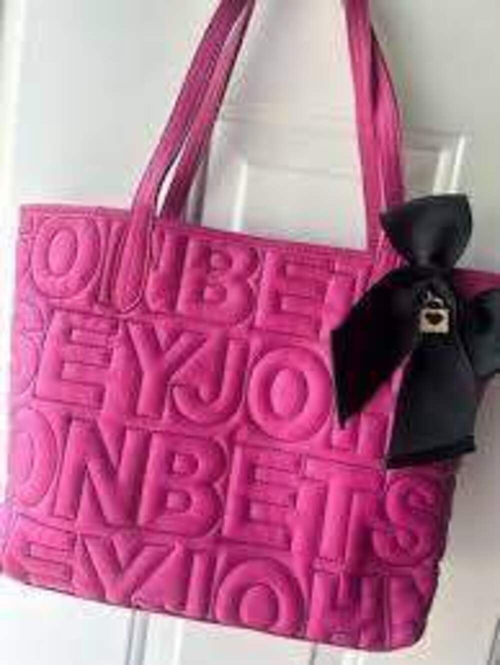 Betsey Johnson Signature Tote Bag BG60145 | New With Tags | Hot Pink